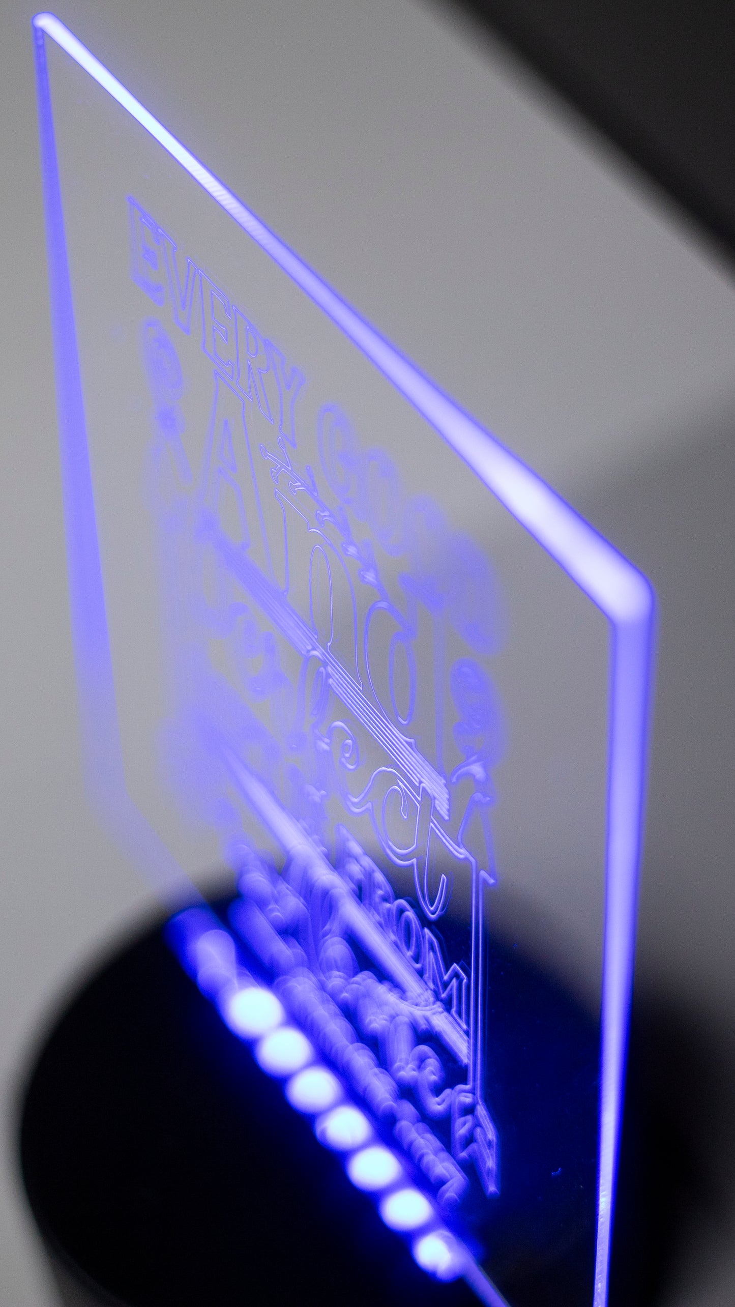 "Every Good Perfect" Acrylic Engraved Night Light